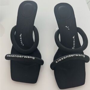 Alexander Wang Black Strappy Sandals